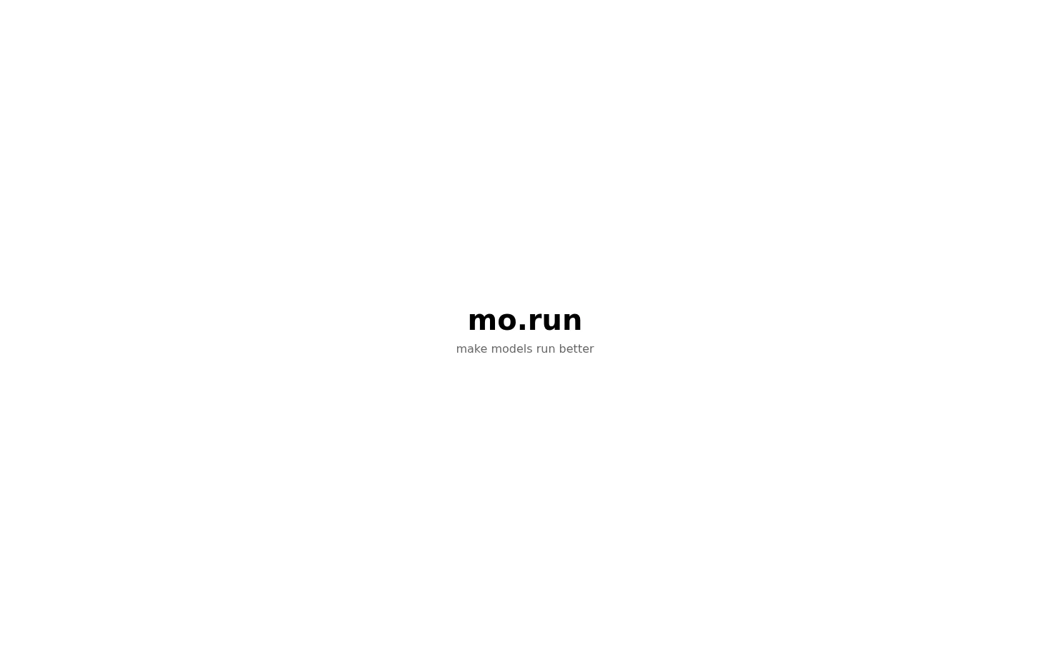 mo.run 页面快照